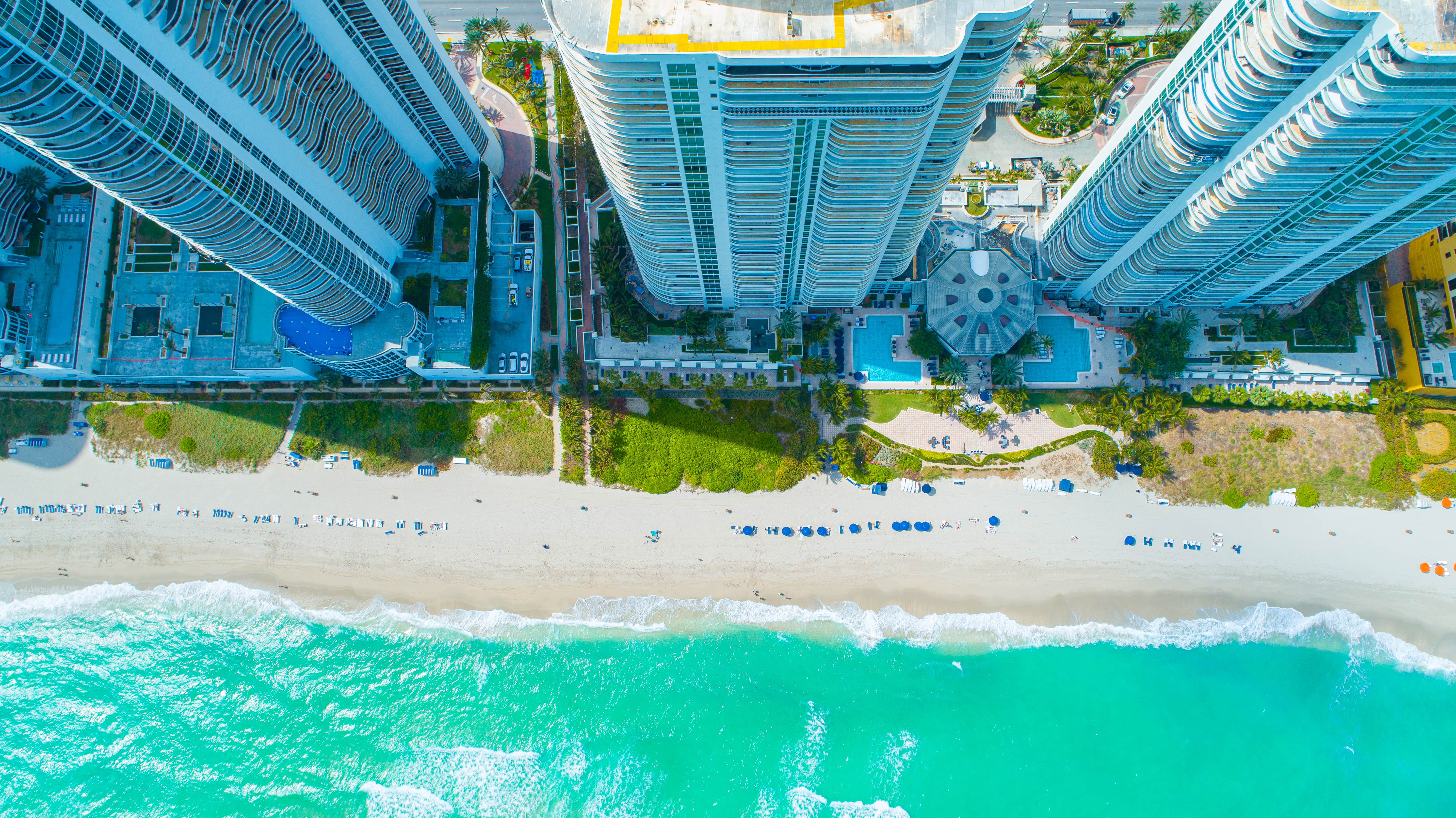 Condos along the water